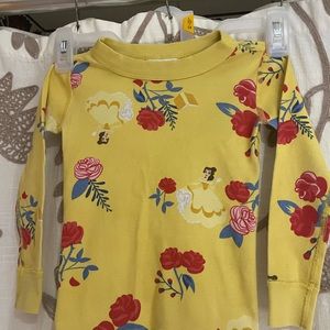 Hanna Andersson 100% organic pajama top size 3 (90cm) Disney collection “Belle”